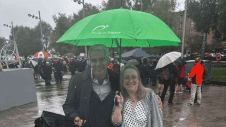 Why does Policy in Practice go to political party conferences?
