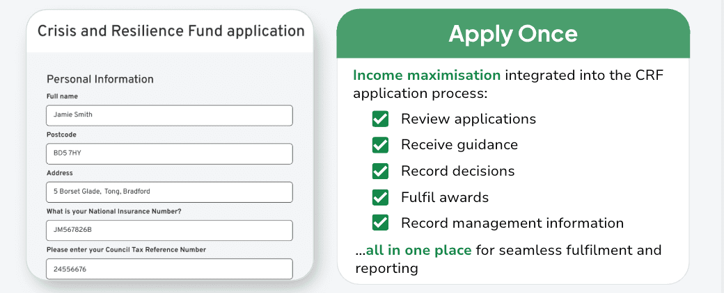 Apply once form